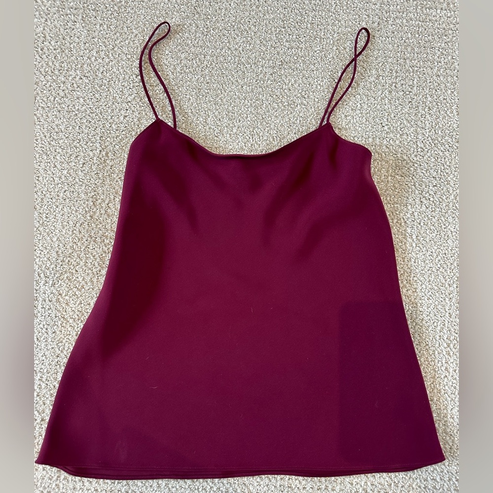 Theory Maroon Tank Top